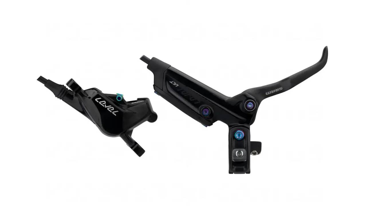 Фотографія Гальмо дискове SRAM Level Ultimate, Carbon Lever Rainbow Black Rear 2000mm