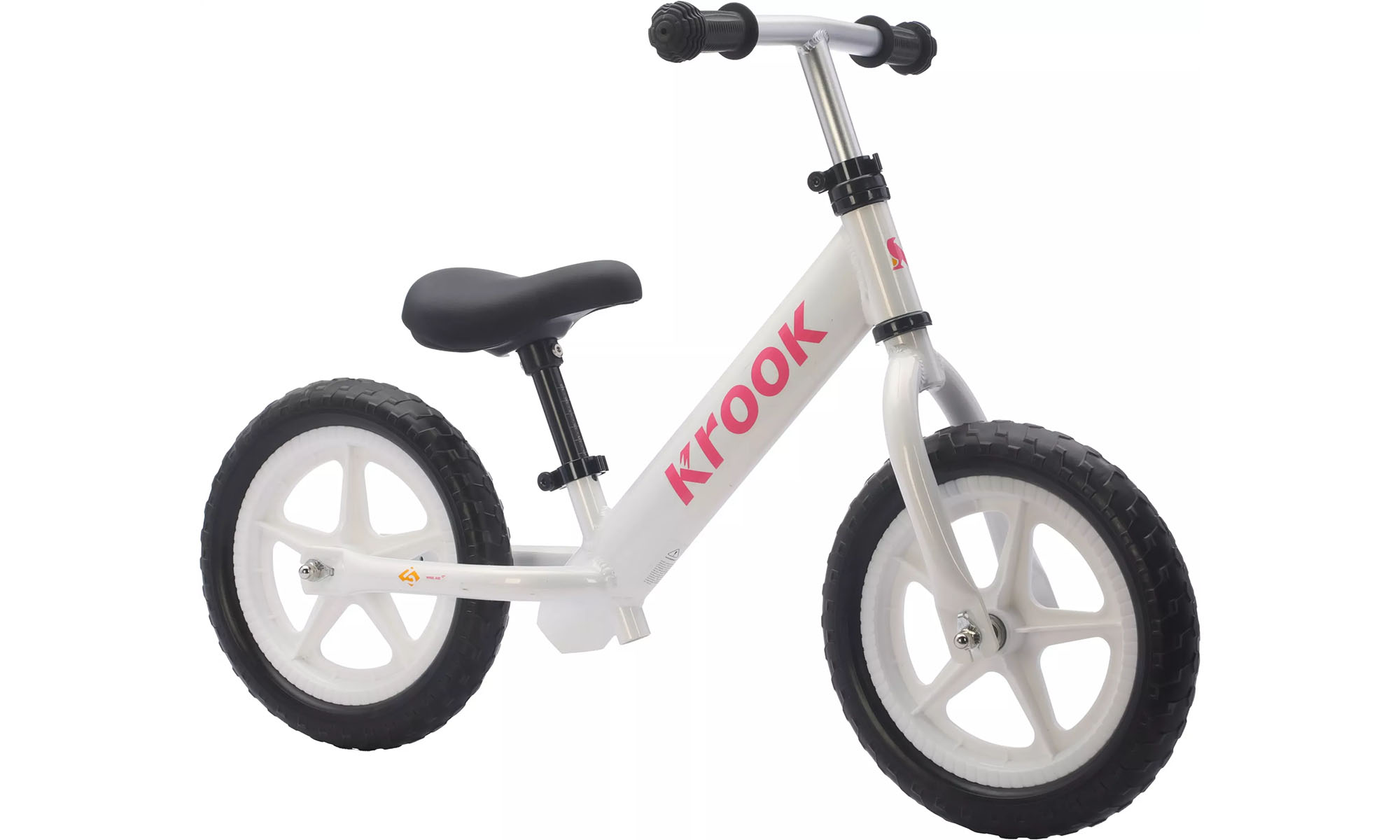 Біговел Krook 12", рік 2025, білий 3