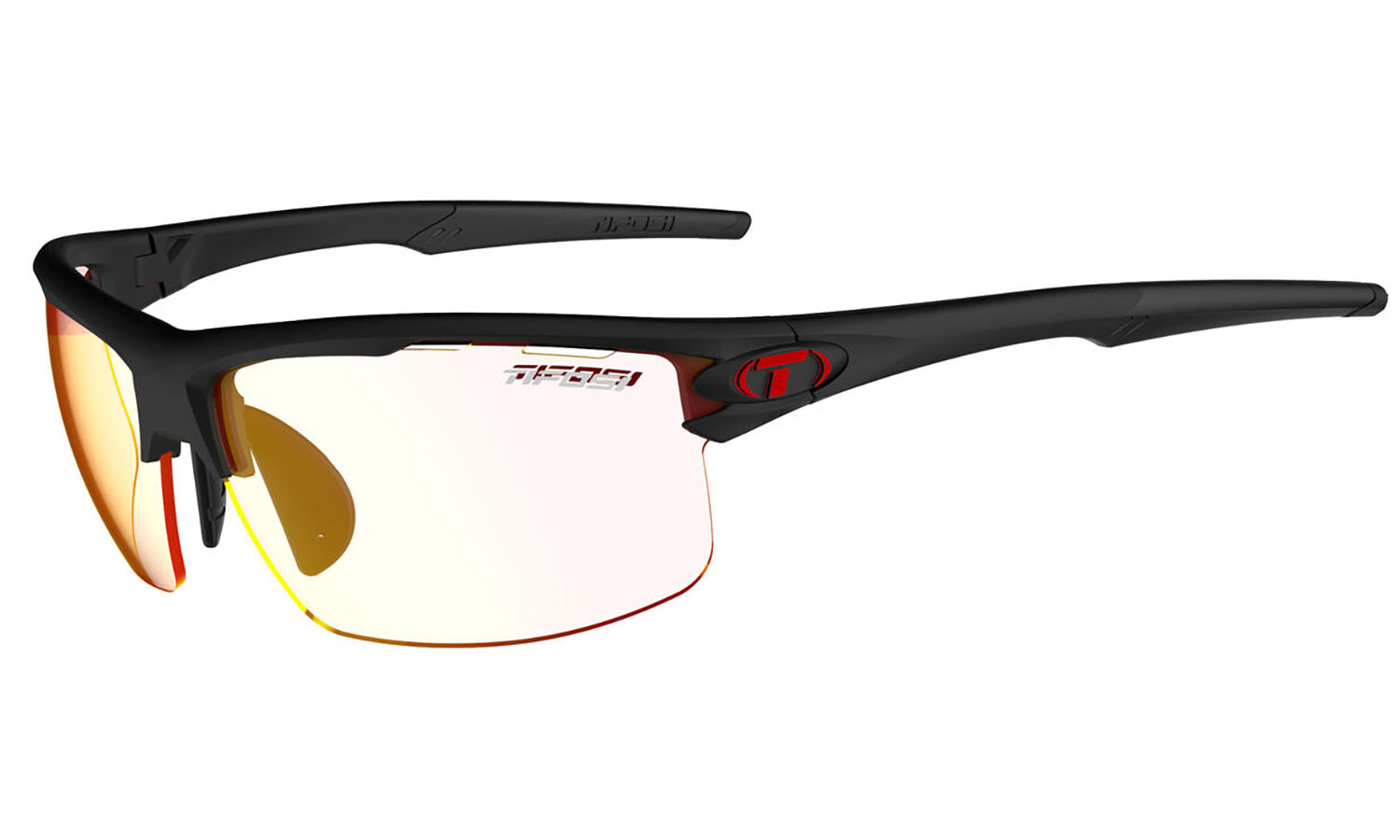 Фотографія Окуляри Tifosi Rivet, Matte Black з лінзами Clarion Red Fototec 