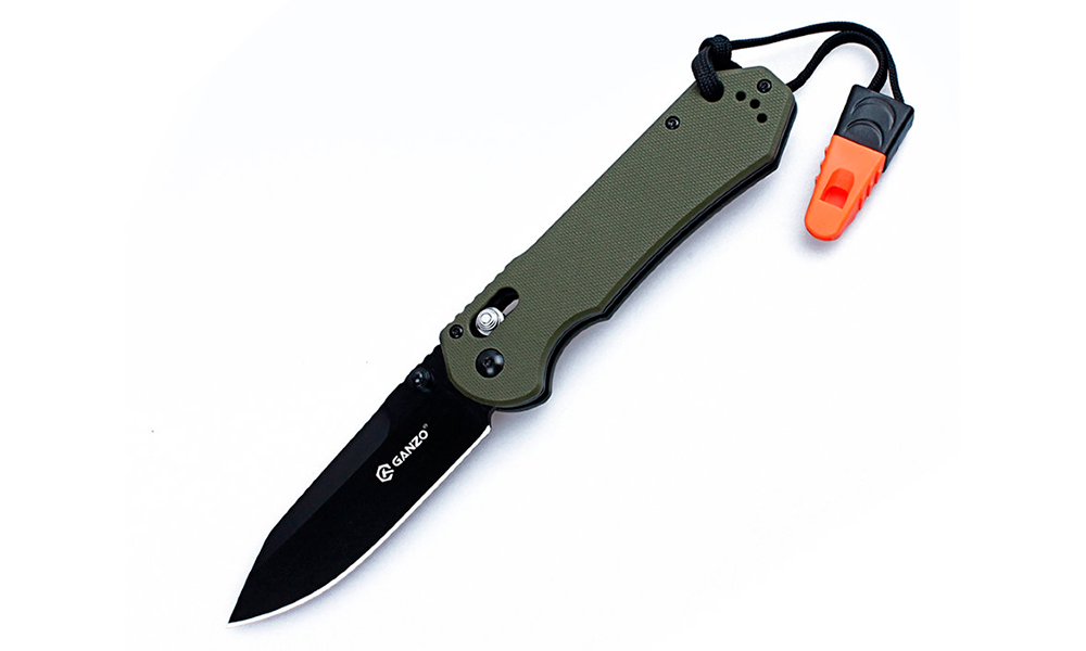 Фотография Складной нож Ganzo G7453-WS зеленый