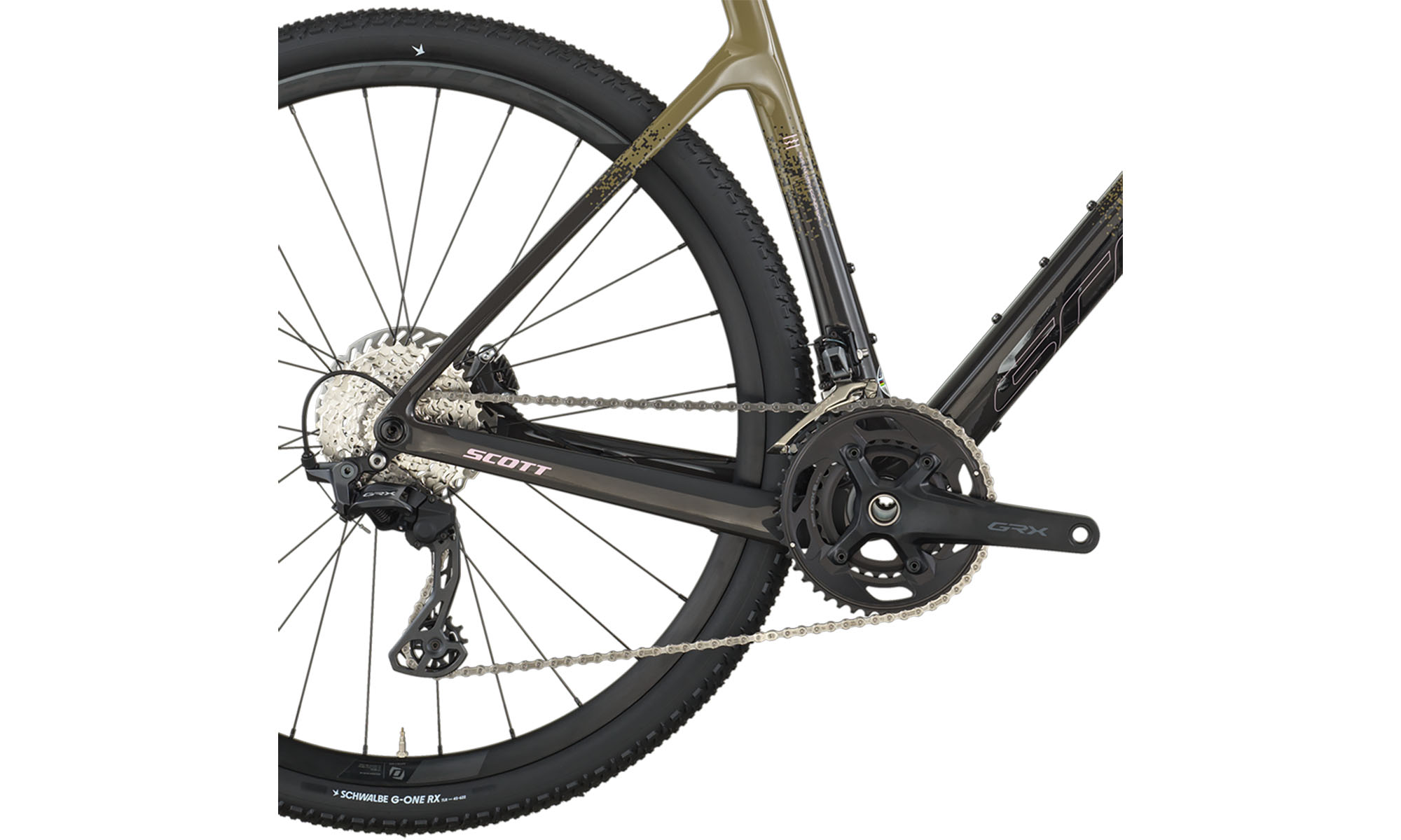 Велосипед SCOTT ADDICT GRAVEL 40 28", размер M, год 2026, зелено-черный, KH 4