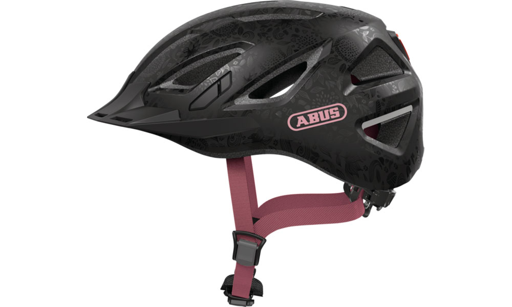 Фотография Велошлем ABUS URBAN-I 3.0 размер S (51-55 см), Черно-розовый