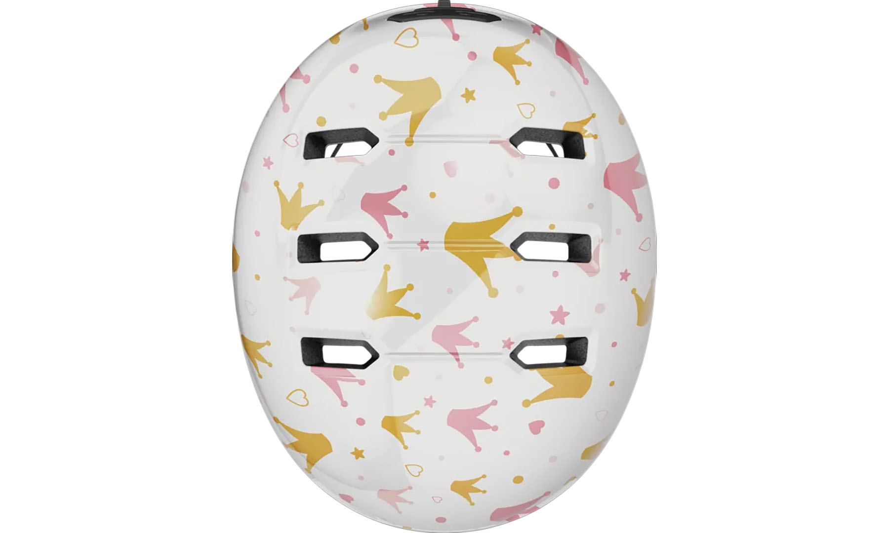 Велошолом дитячий ABUS SKURB KID white crowns, розмір M (50-55 см), білий 2