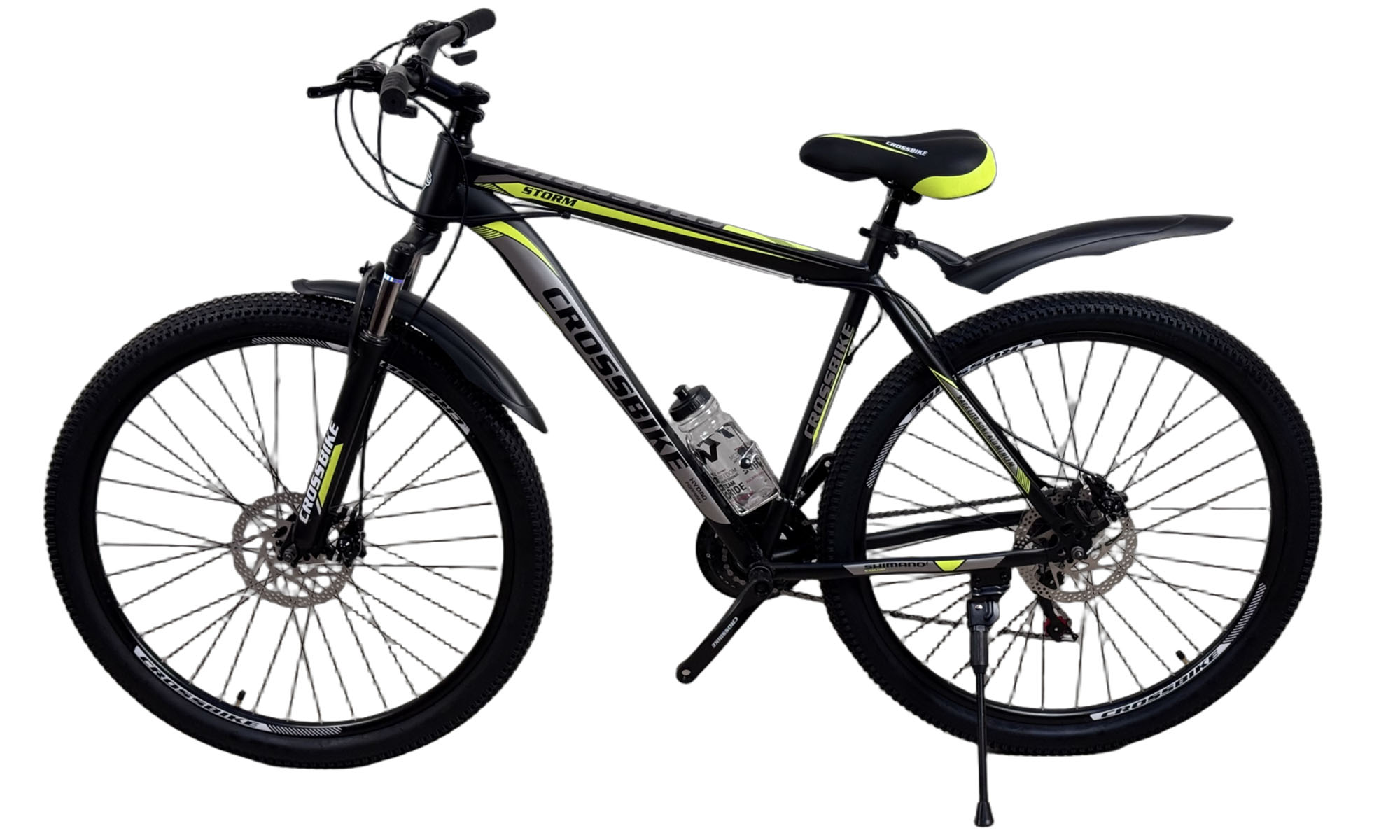 Велосипед CrossBike Storm 29", размер XL, рама 21", год 2022, Черный-Желтый 3 Велосипед CrossBike Storm 29", размер XL, рама 21", год 2022, Черный-Желтый 3