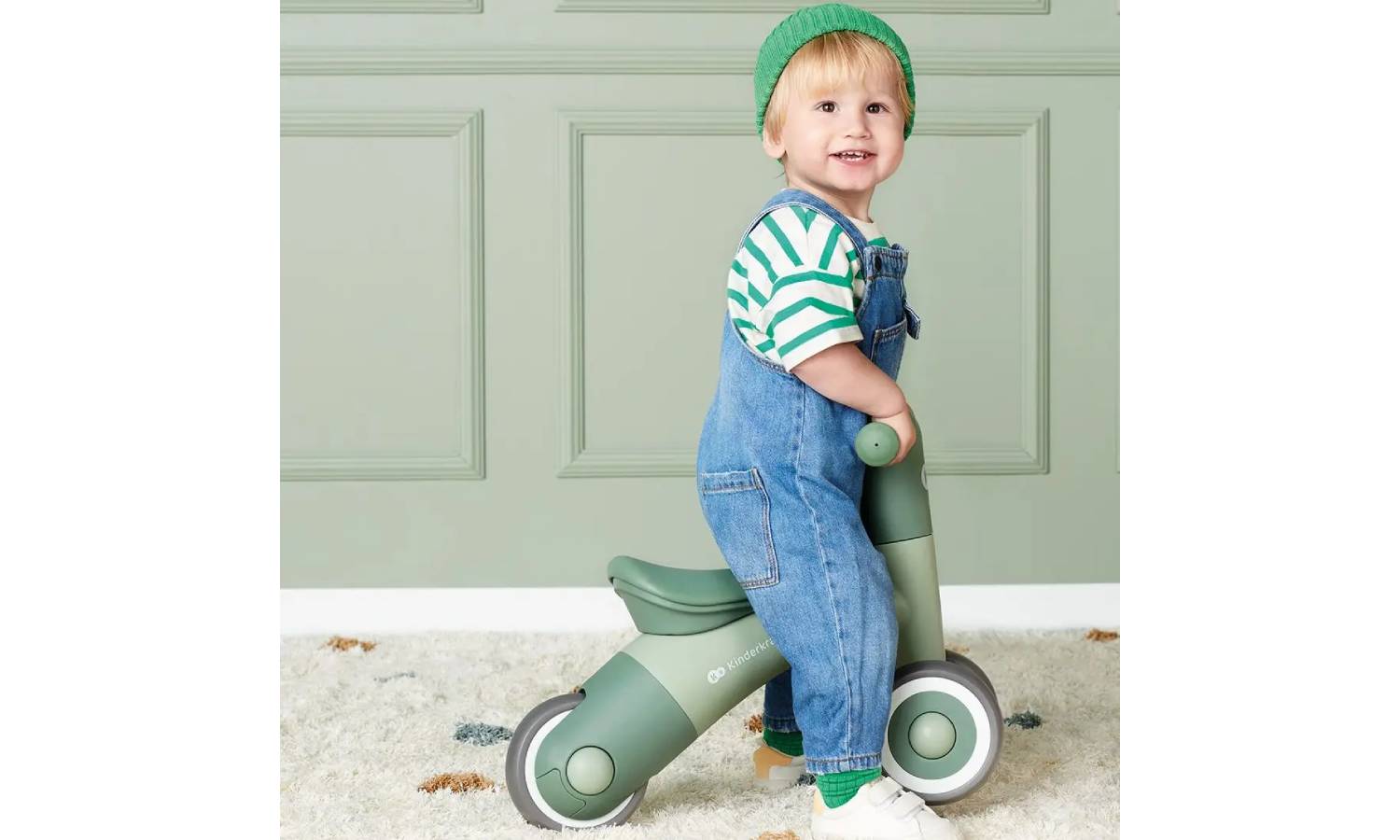 Каталка-біговіл Kinderkraft Minibi Leaf Green 6