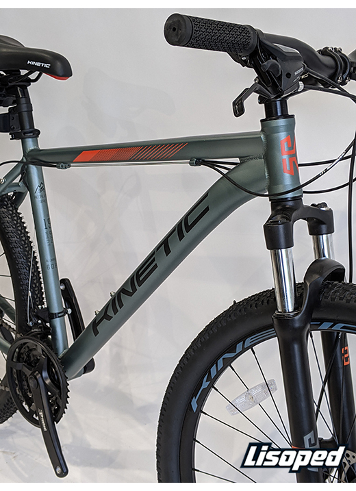 Фотография Велосипед Kinetic STORM 27,5” (2021), рама M, Серо-оранжевый 3