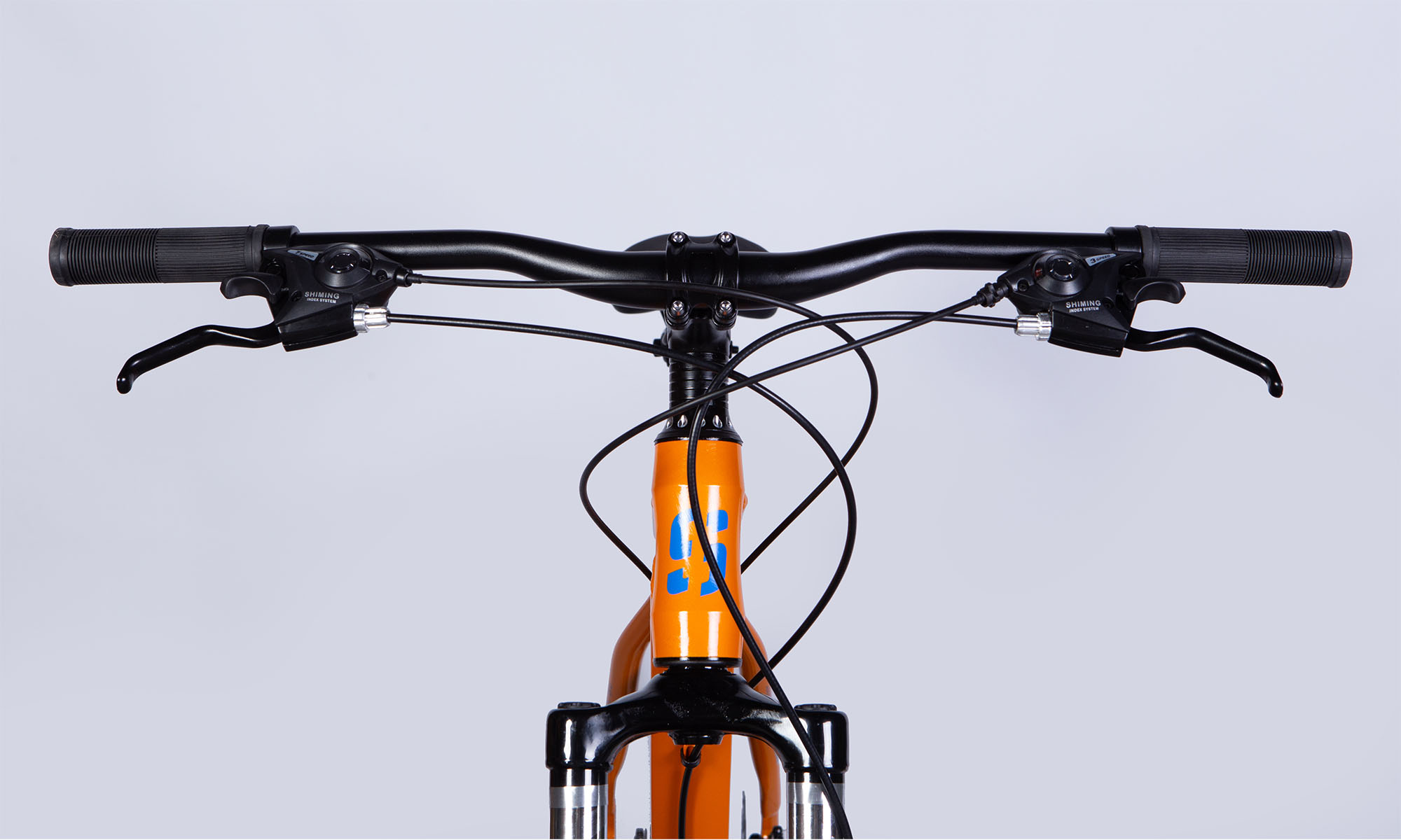 Велосипед SPACE MERCURY DD FR, 29", розмір L, рама 20", 2025, помаранчево-синій 4