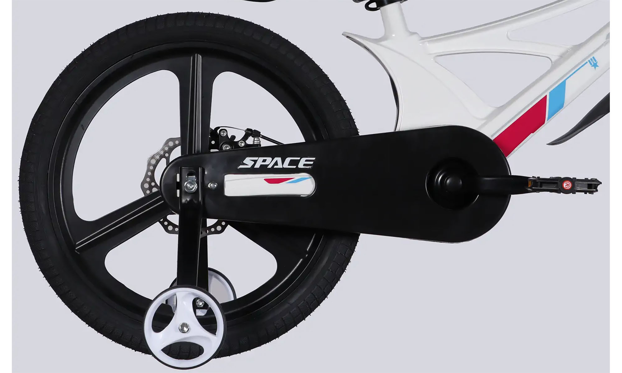 Велосипед SPACE KID STAR DD 20", размер XXS, рама-11", год 2026, белый с розовым 3