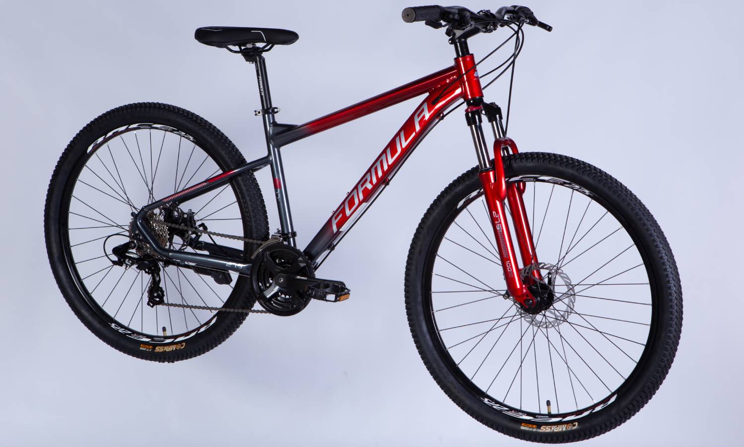 Велосипед Formula F-1 DD 27,5" размер L рама 19" 2025 красно-серый 4 Велосипед Formula F-1 DD 27,5" размер L рама 19" 2025 красно-серый 4