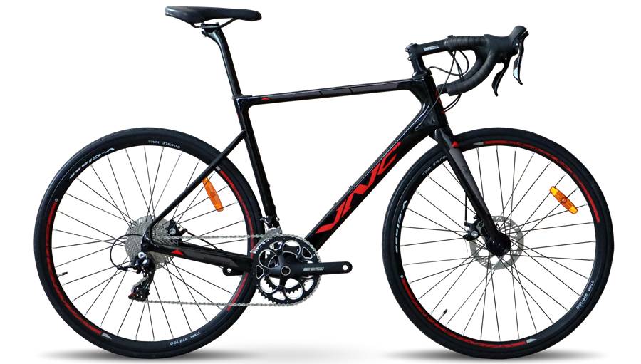 Фотографія Велосипед VNC TimeRacer Team Ult 28" розмір L рама 54см 2023 Чорно-червоний 3