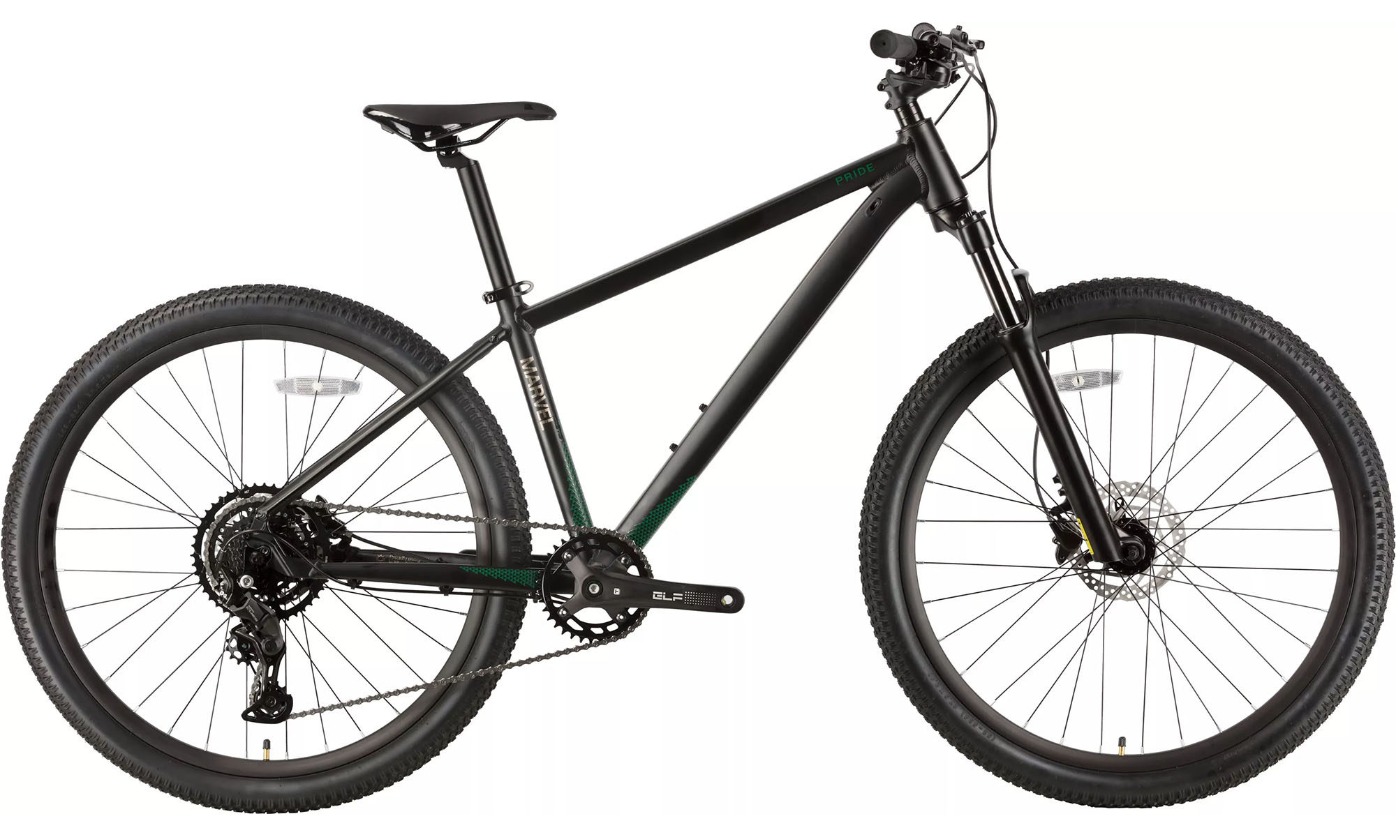 Велосипед Pride MARVEL 7.3, 27,5", размер S, год 2026, черный