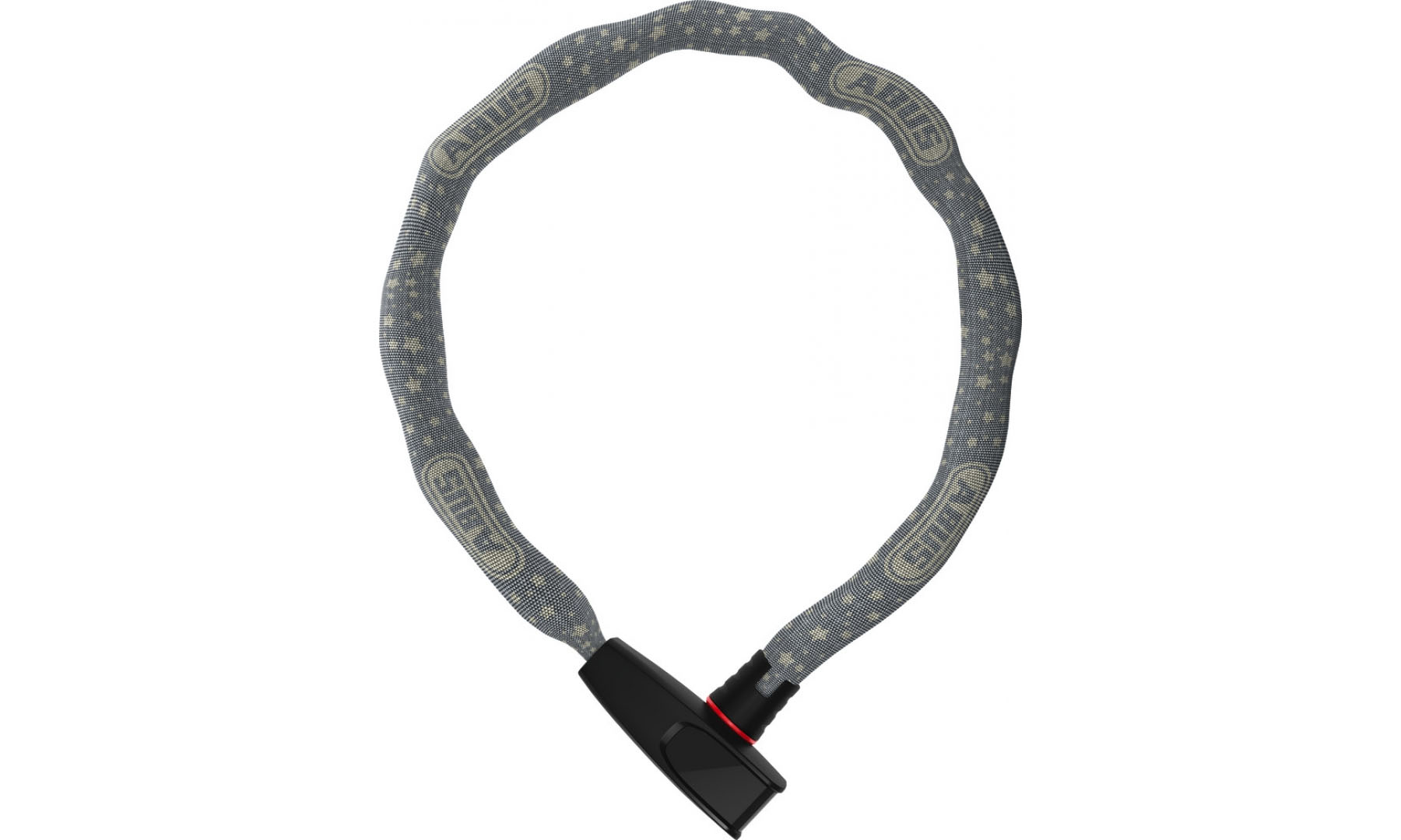 Замок с цепью ABUS 6806K/85 Grey Star серый (Square Chain) 