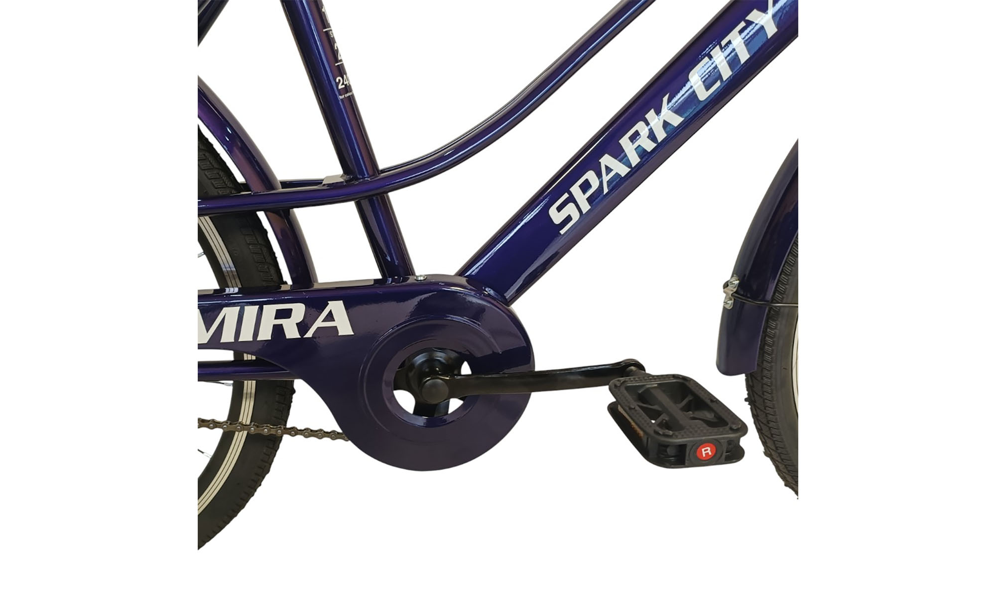 Велосипед SPARK CITY MIRA 26", розмір M, рама - 17", рік 2026, синій 2