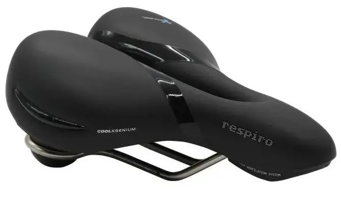 Седло Selle Royal Respiro Relaxed Unisex, чёрное 