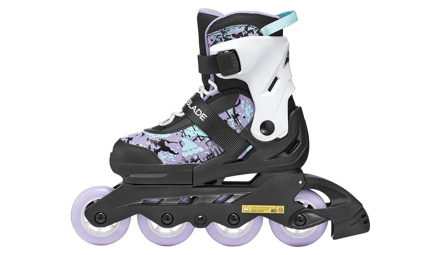 Ролики Rollerblade Microblade SL black-lavander 36.5-40 6