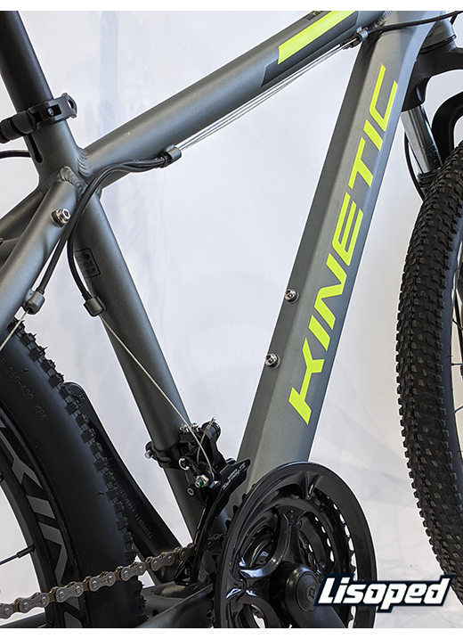 Велосипед Kinetic PROFI 26” размер XS 2021 Серо-зеленый 5