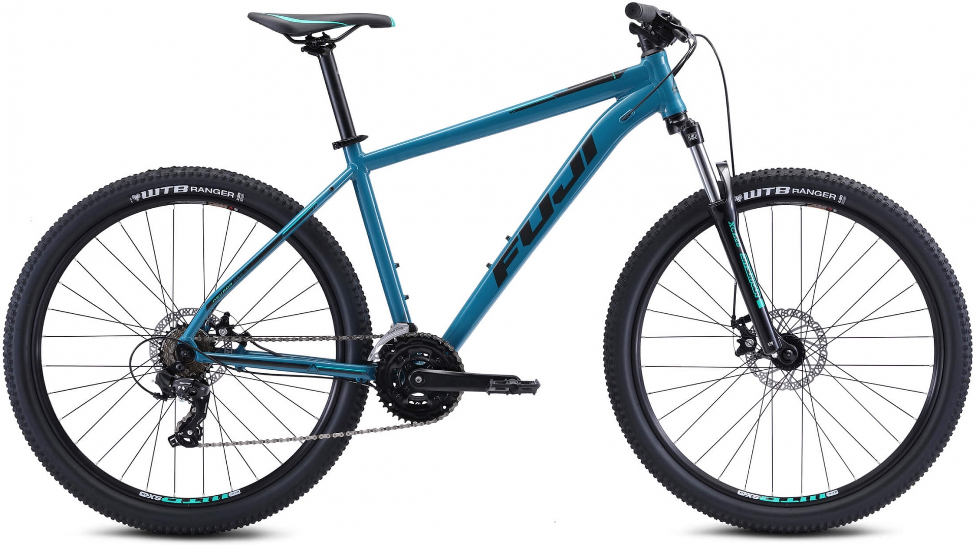 Фотографія Велосипед Fuji NEVADA 1.9 27,5" розмір XS рама 13 2021 Dark Teal