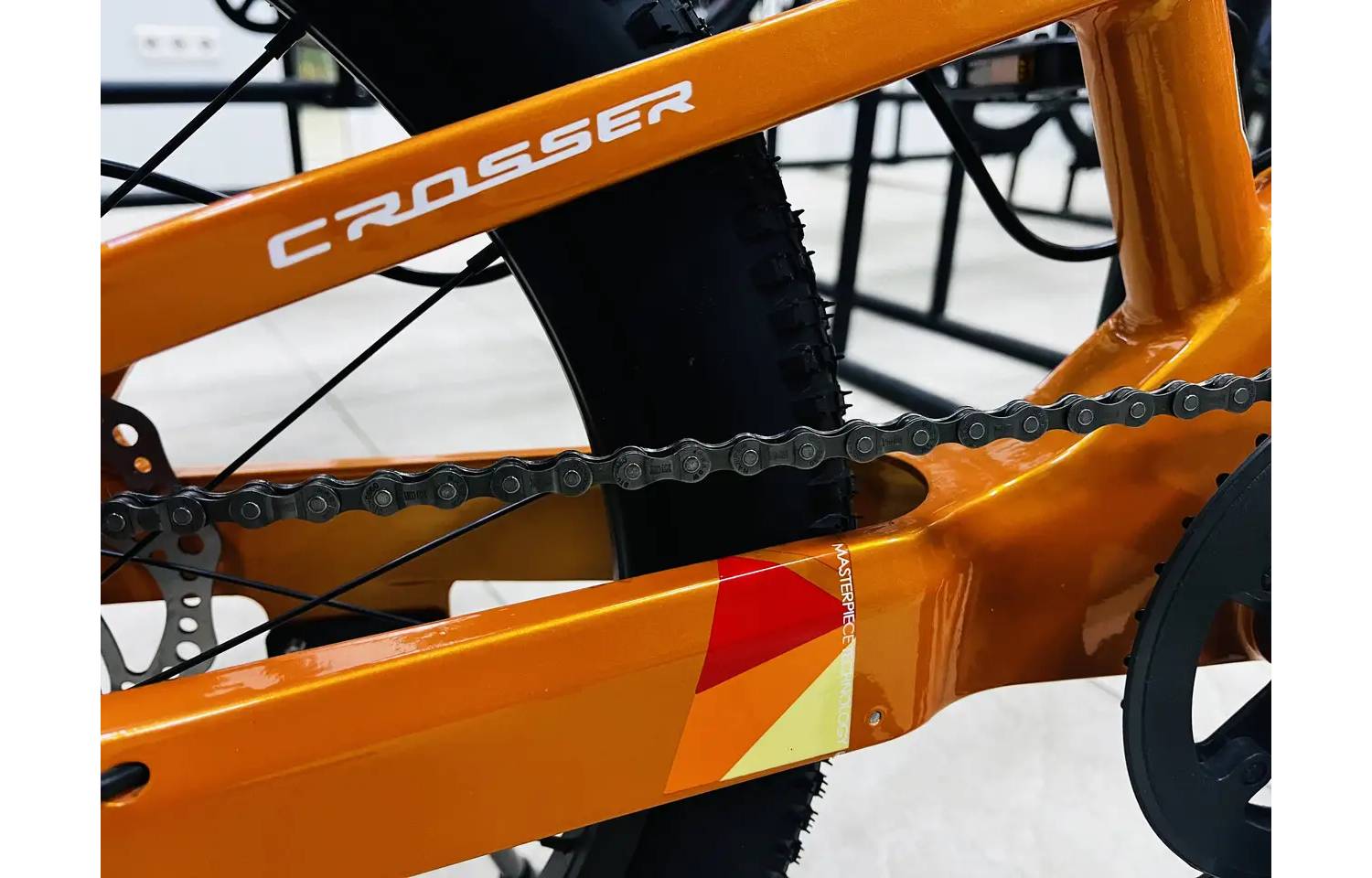 Фотографія Велосипед Crosser XMB 20" 2021 помаранчевий 5