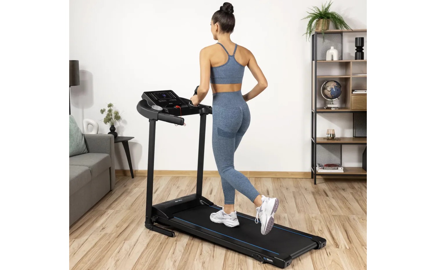 Фотография Беговая дорожка Gymtek XT550 синий 10