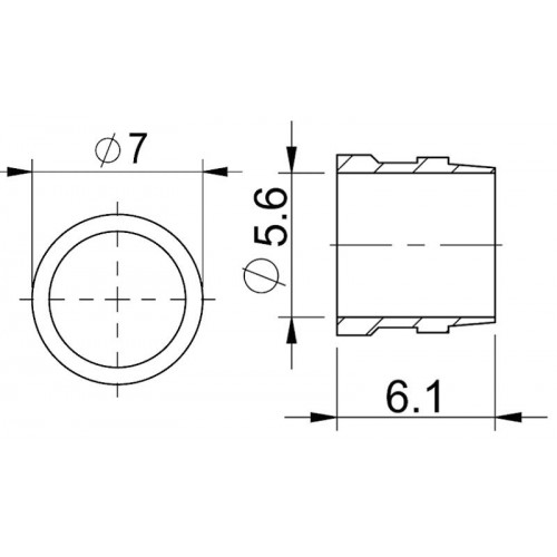 Оливка ProX для Tektro мідь 2 Оливка ProX для Tektro мідь 2