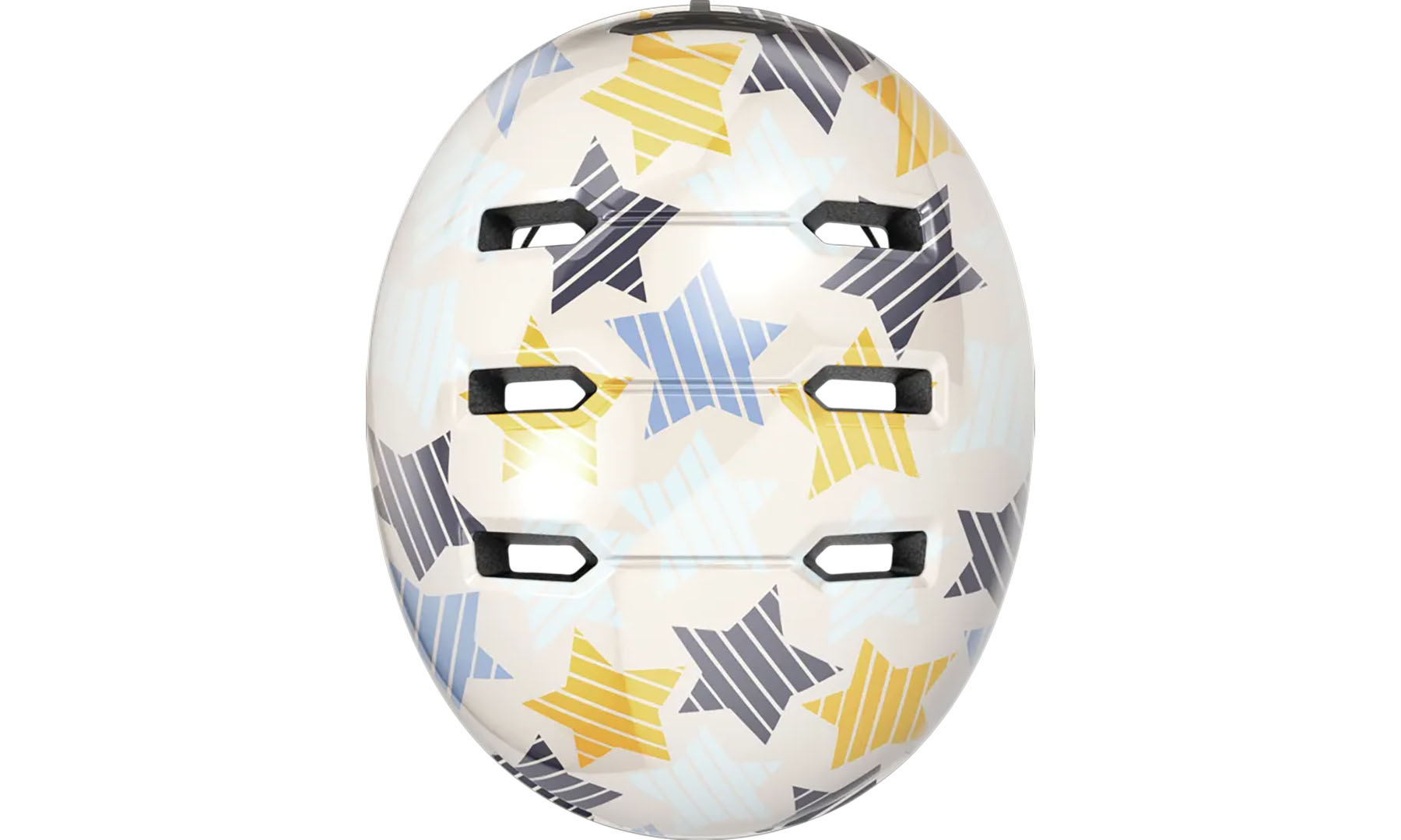 Велошолом дитячий ABUS SKURB KID grey stars, размер S (45-50 см) 2