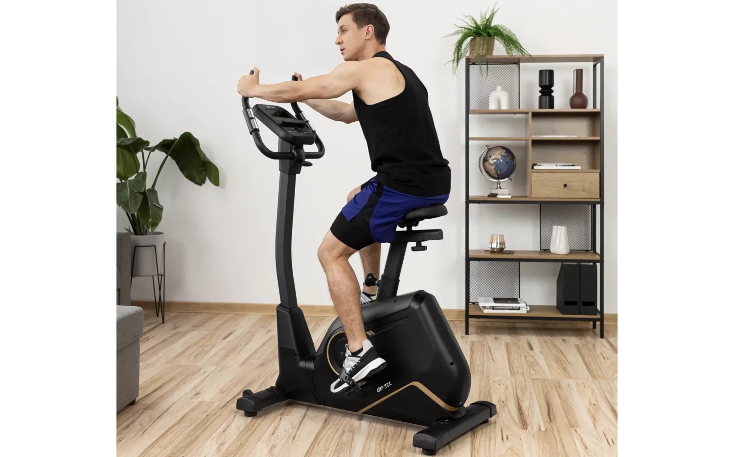 Велотренажер Gymtek XB4500 електромагнітний золотий 9