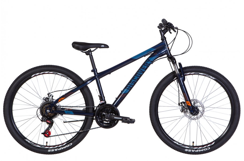 Фотографія Велосипед Discovery RIDER AM DD 26" рама XS (2022) Синій