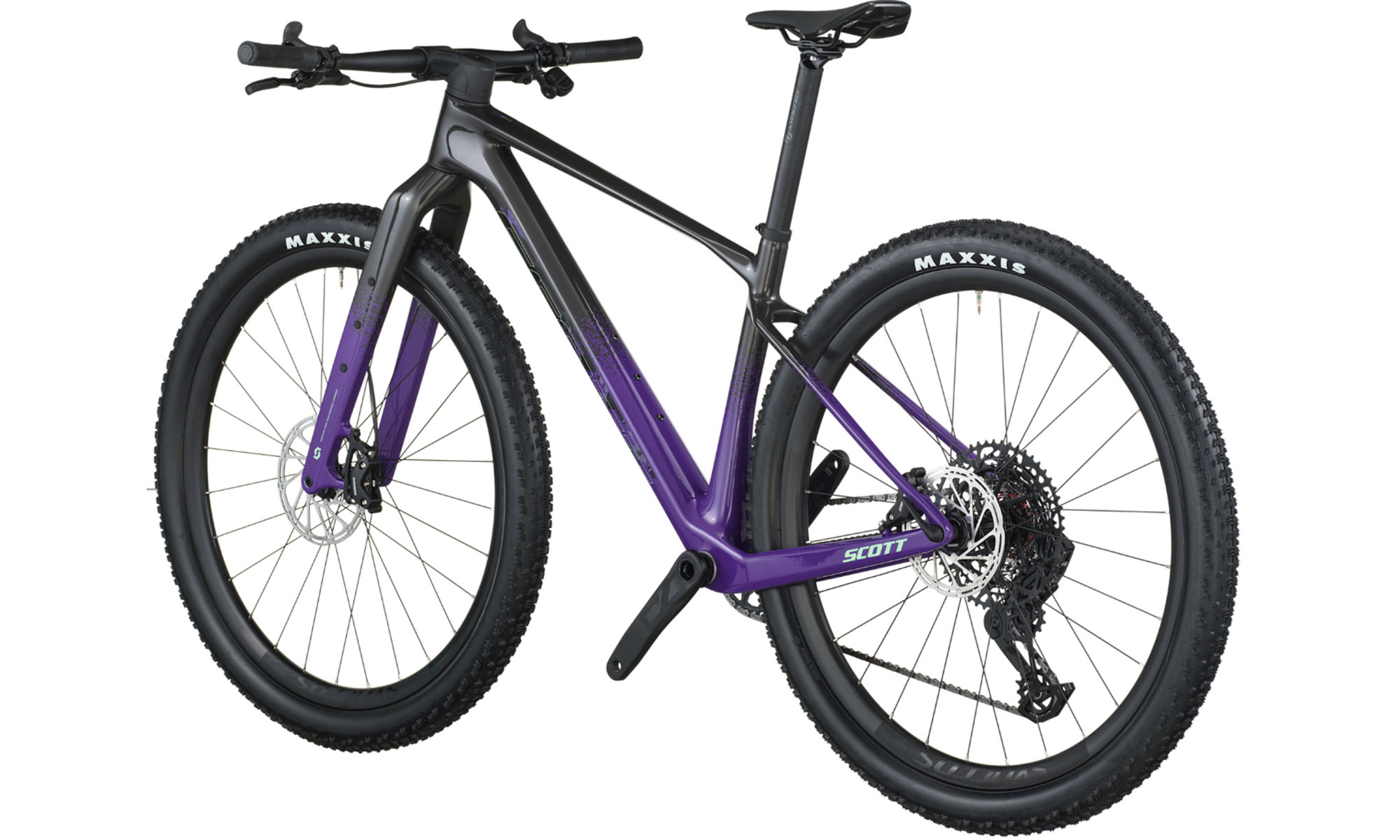 Велосипед SCOTT SCALE GRAVEL 10 Carbon 29", размер M, год 2026, черно-фиолетовый, KH 26 3