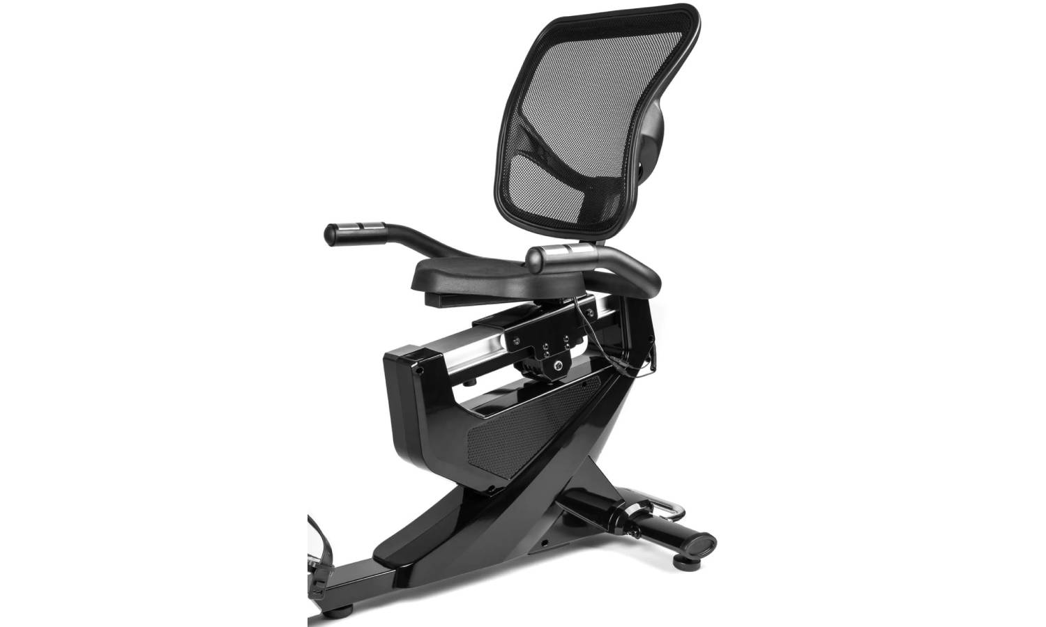 Горизонтальний велотренажер Hop-Sport HS-070L Helix iConsole+ чорно-червоний 12