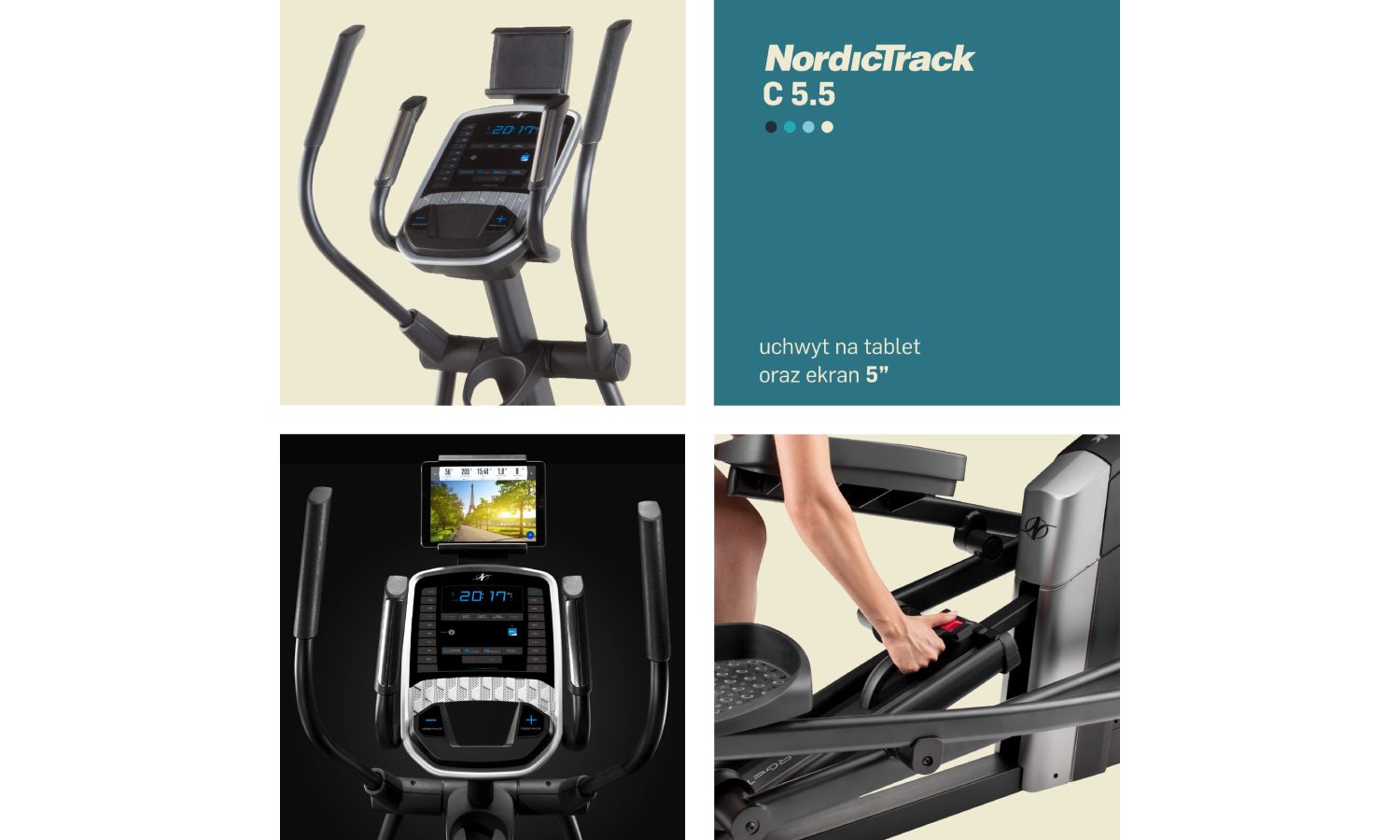 Орбитрек электромагнитный NORDICTRACK C 5.5 черно-серый 4