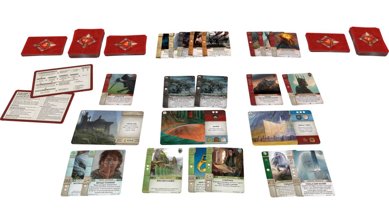 Настольная игра Война Кольца. Карточная игра - Против тени (War of the Ring: The Card Game – Against the Shadow) дополнение 3