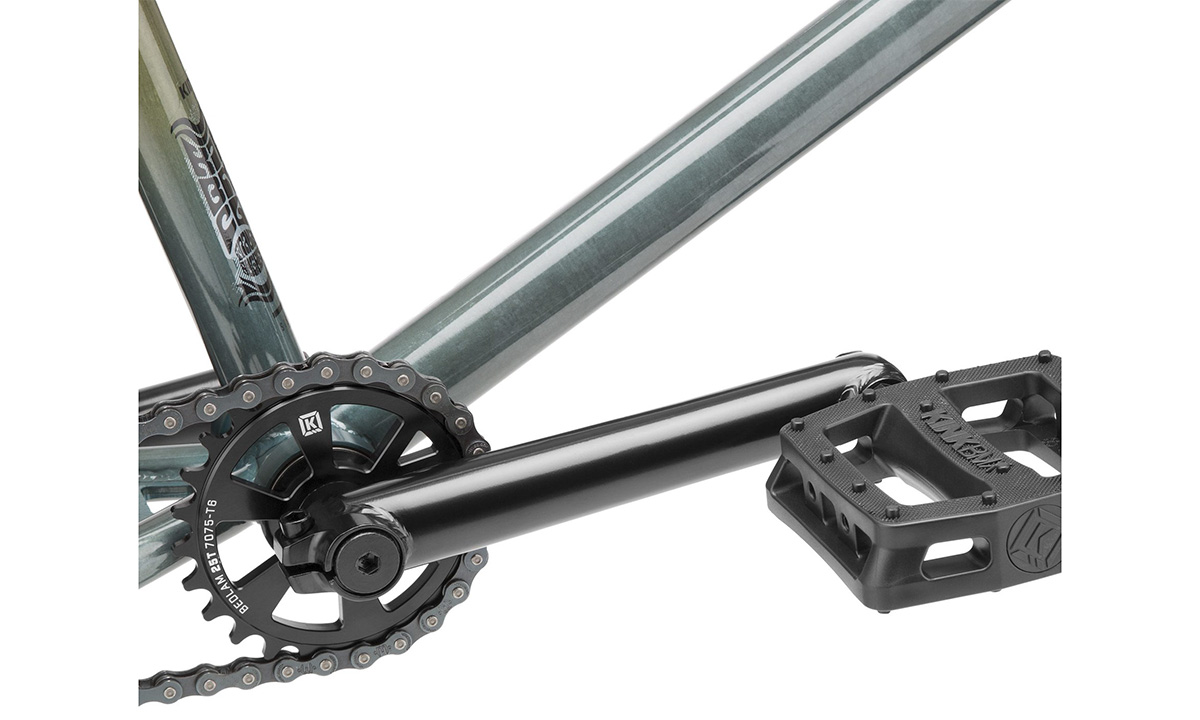 Фотографія Велосипед KINK BMX Cloud 2021 Сіро-зелений 6