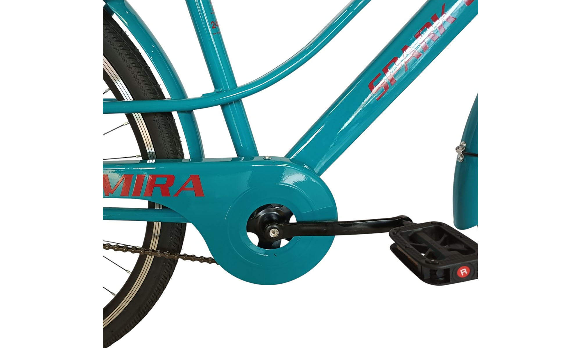 Велосипед SPARK CITY MIRA 28", размер M, рама - 18", год 2026, бирюзовый 2