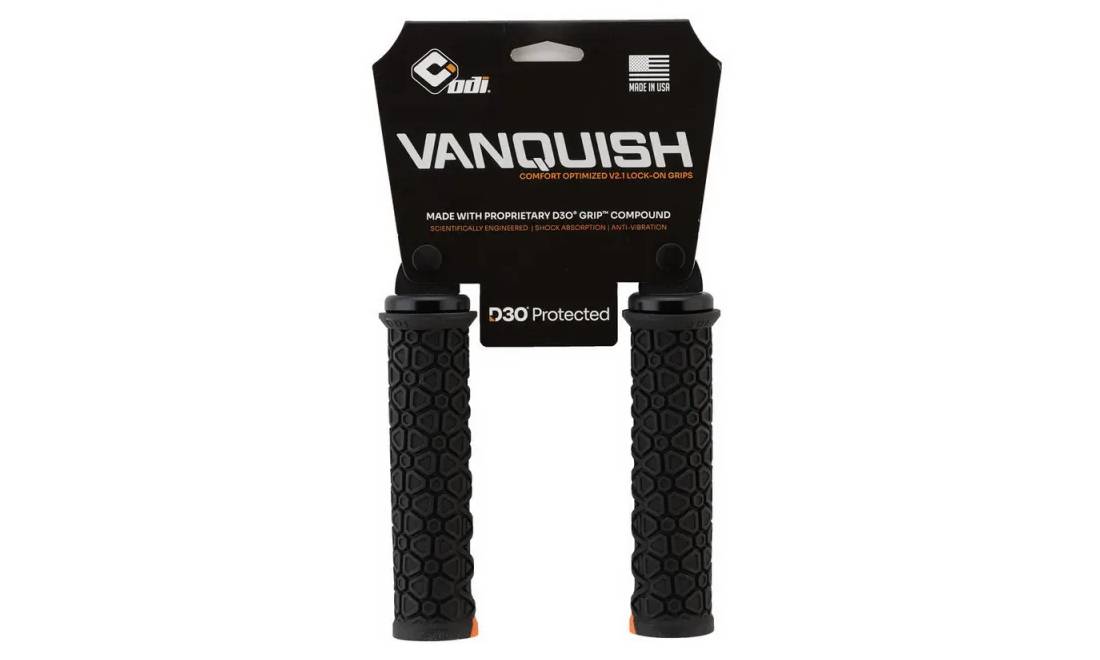 Гріпси ODI Vanquish v2.1 Lock-On MTB Closed End Black 2 Гріпси ODI Vanquish v2.1 Lock-On MTB Closed End Black 2