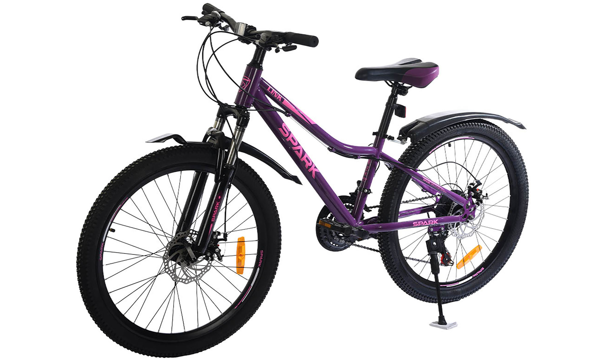Велосипед SPARK LINK 24", розмір XS, рама 12", рік 2026, фіолетовий 2