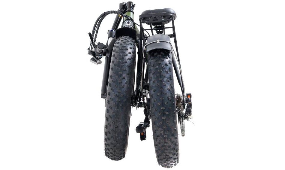 Электрический велосипед фэтбайк Maxxter URBAN MAX 20" 350W  8Ah 48 V зеленый 2