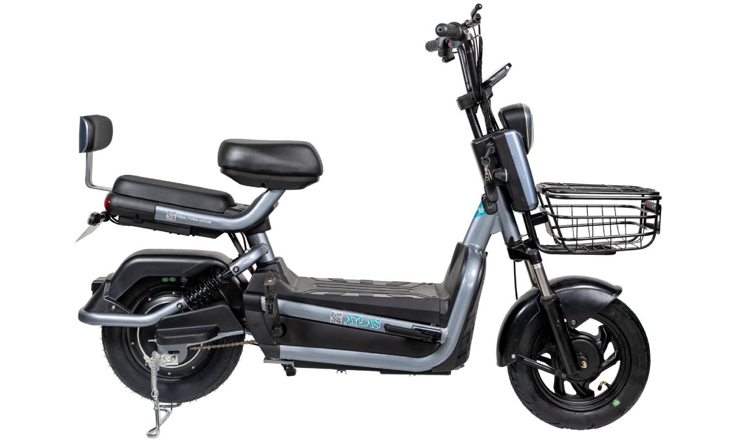 Электроскутер Atlas Bird 20 Ah Серый 5 Электроскутер Atlas Bird 20 Ah Серый 5