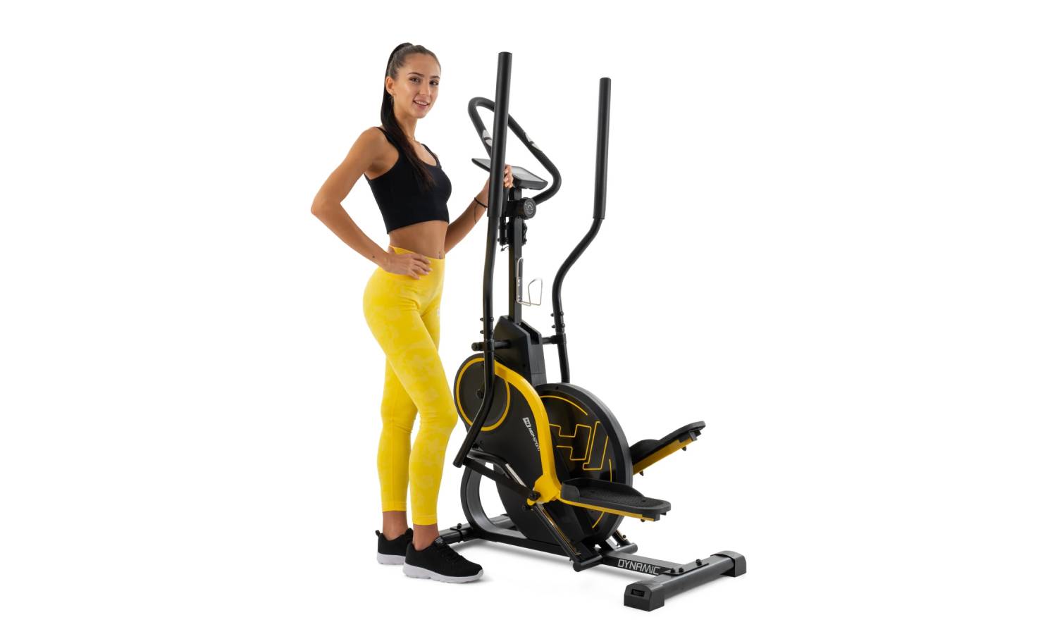 Орбитрек магнитный Hop-Sport HS-450B Dynamic черно-желтый 7 Орбитрек магнитный Hop-Sport HS-450B Dynamic черно-желтый 7