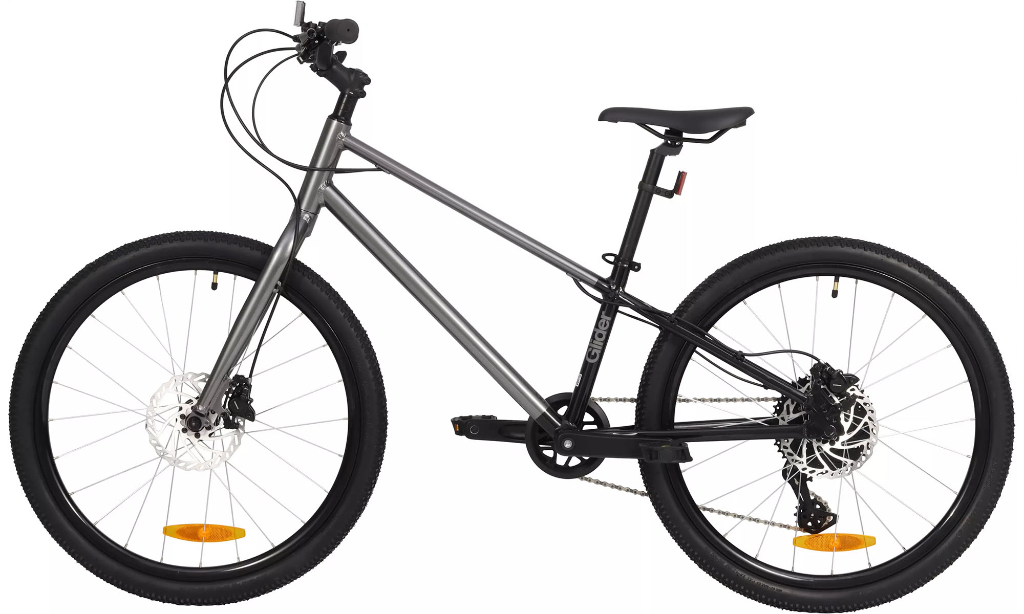 Велосипед Pride GLIDER 4.2, 24", One size, 2025, темно-сірий 4