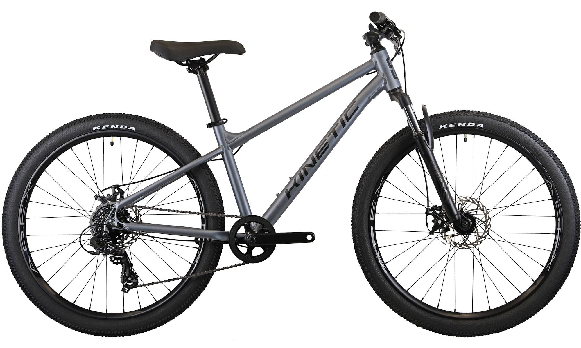 Велосипед KINETIC PROFI 26", размер S, рама 15", год 2026, серый 
