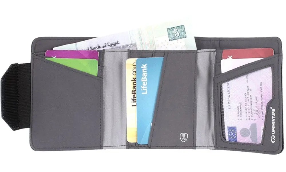 Кошелек Lifeventure Recycled RFID Wallet olive 4