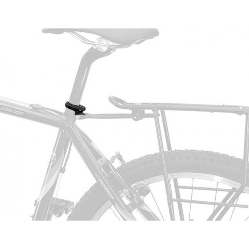 Замок подседельный M-Wave 34.9мм, крепления для багажника, Черный 2 Замок подседельный M-Wave 34.9мм, крепления для багажника, Черный 2