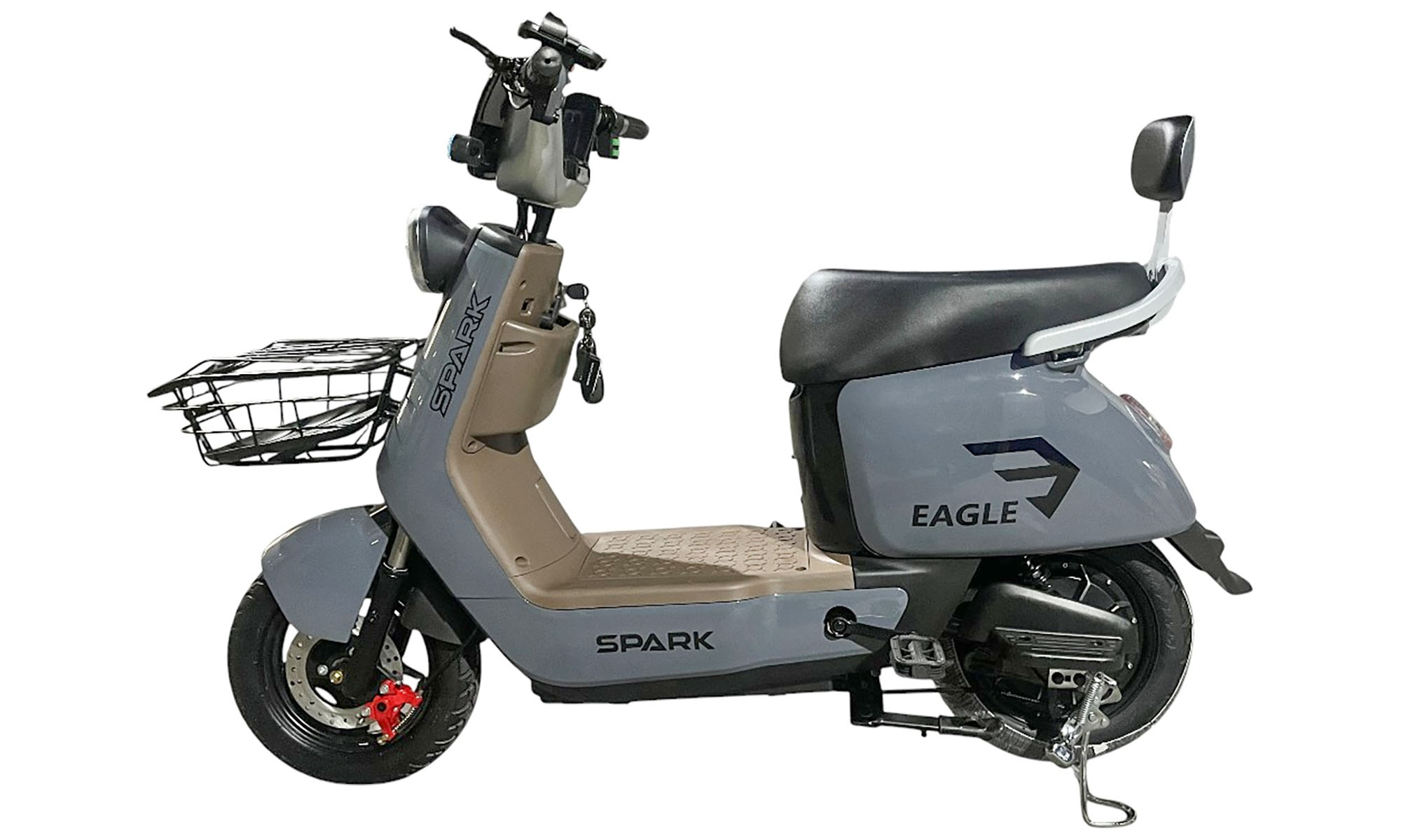 Велосипед с электромотором SPARK EAGLE 14", 48V/1000W/25Ah, год 2026, Серый 