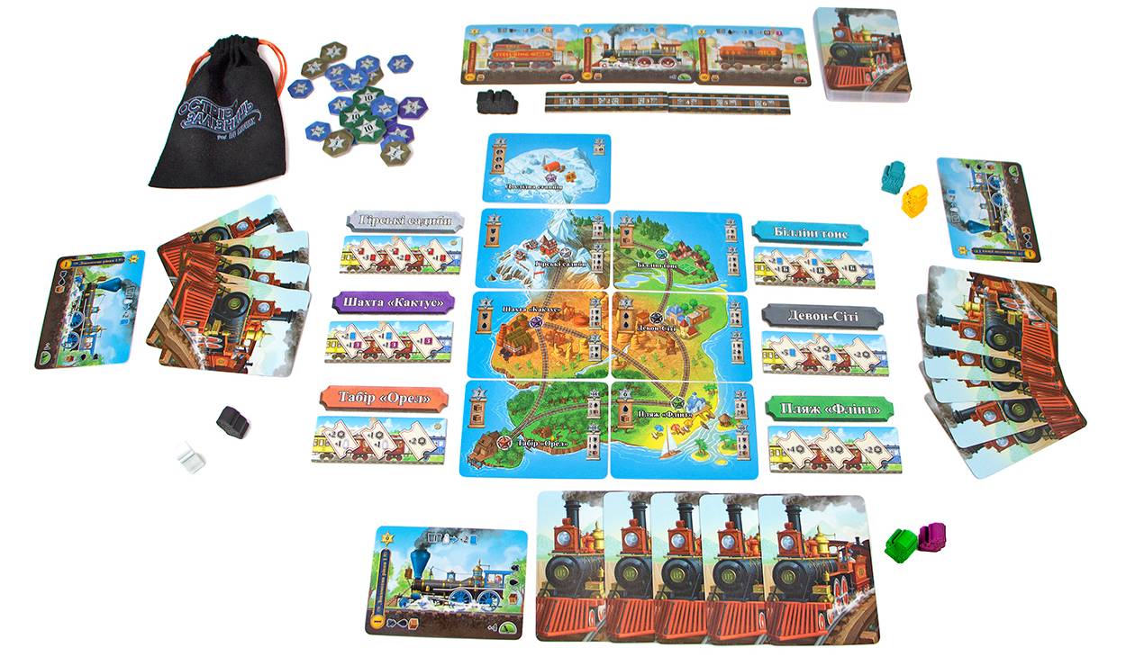 Настільна гра Острів Залізниць: Усі по Місцях (Isle of Trains: All Aboard) 8 Настільна гра Острів Залізниць: Усі по Місцях (Isle of Trains: All Aboard) 8