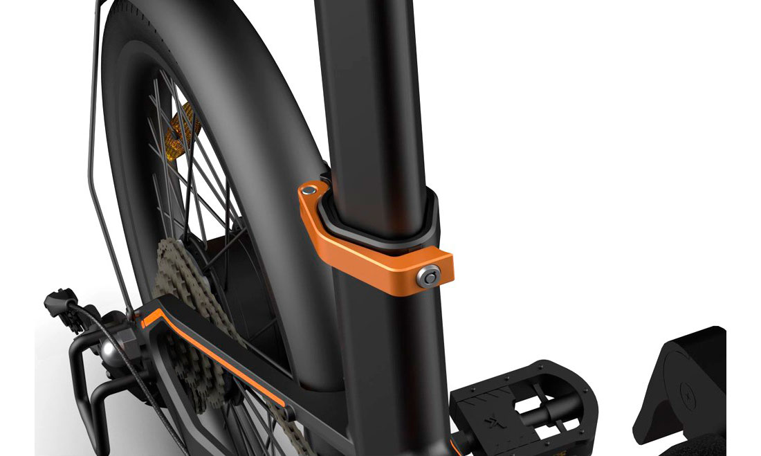 Електровелосипед Kugoo Kirin V2 (250 Вт, 7,5 Ah, 36 В), 20", чорний 11