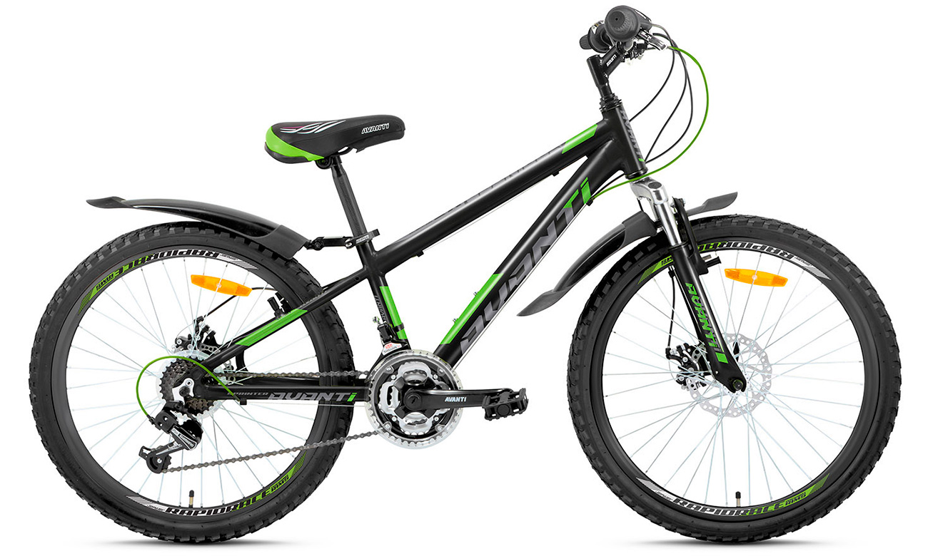 Фотографія Велосипед Avanti SPRINTER DISK 24" (2020) 2020 Чорно-зелений 