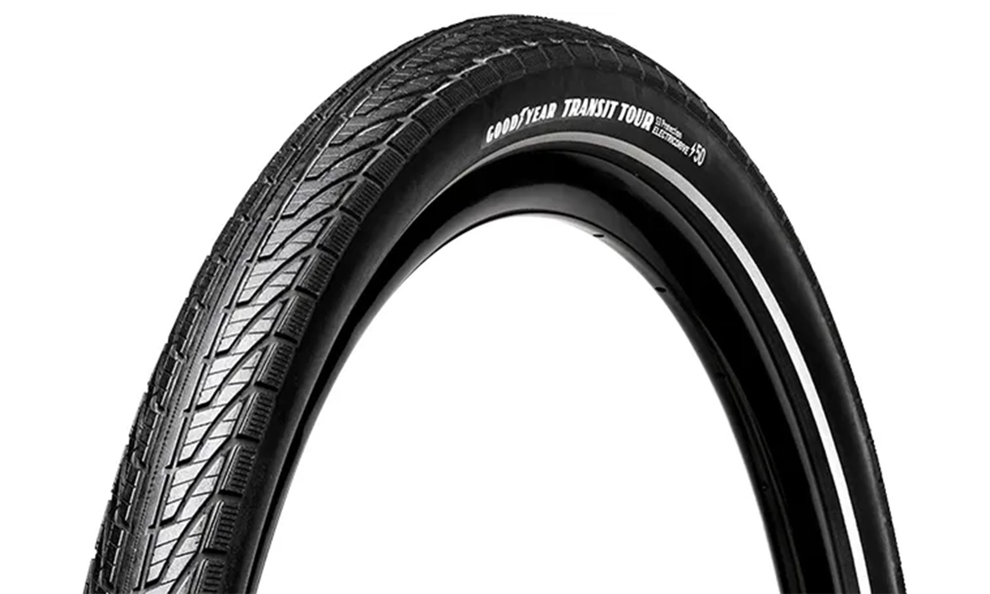 Покрышка GoodYear Transit Tour S3: Protection 27.5x2.00" (50-584), Wire, Black + reflective strips, 60tpi 2 Покрышка GoodYear Transit Tour S3: Protection 27.5x2.00" (50-584), Wire, Black + reflective strips, 60tpi 2