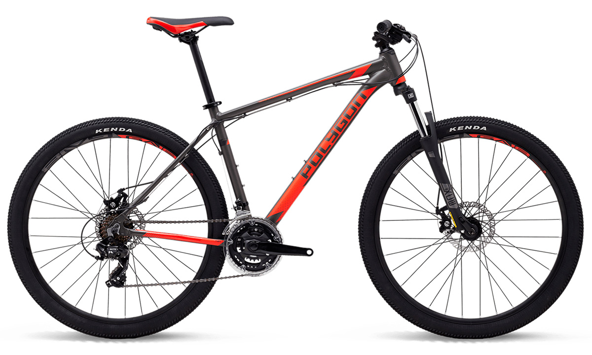 Фотография Велосипед POLYGON CASCADE 3 27,5" (2020) 2020 Серо-оранжевый 2