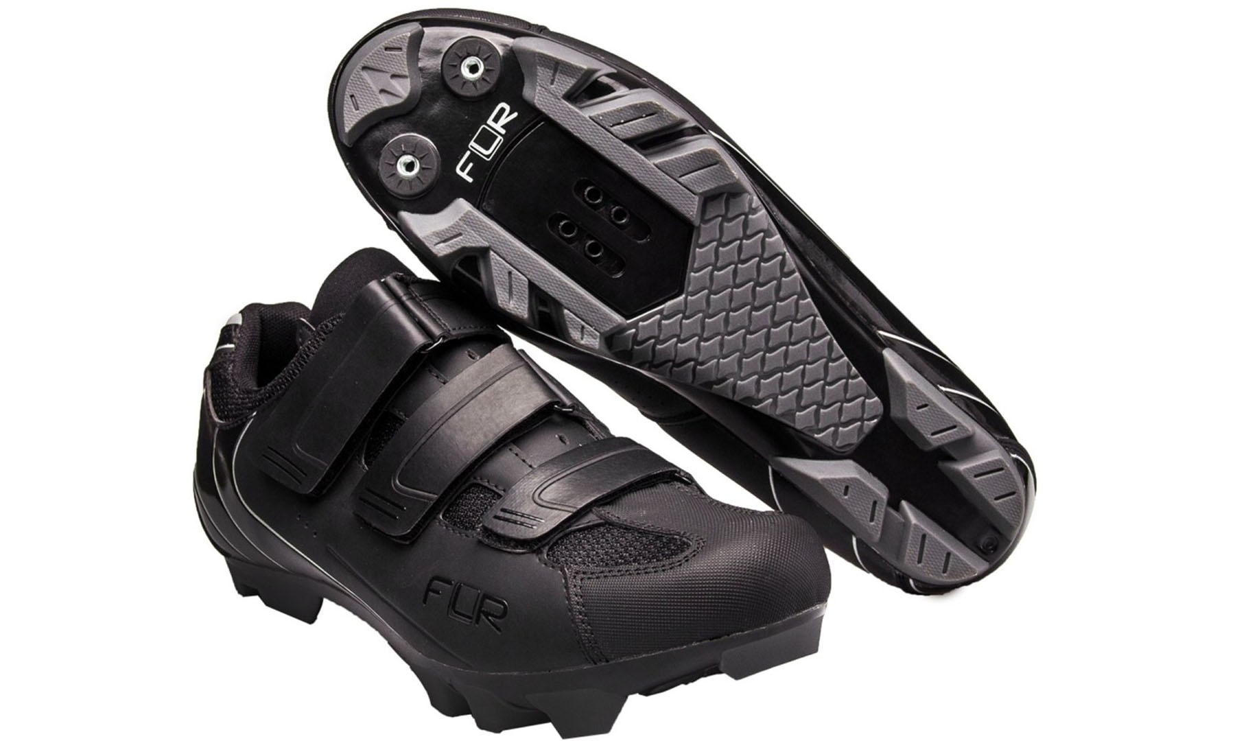 Велосипедные туфли МТБ FLR F-55 черные, размер 43 3 Велосипедные туфли МТБ FLR F-55 черные, размер 43 3