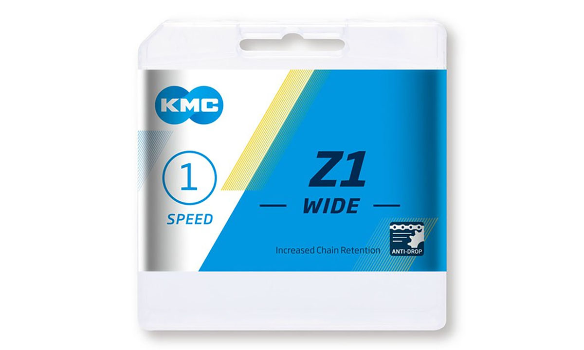 Цепь KMC Z1 Wide Brown 1 скорость 112 звеньев коричневый + замок 2